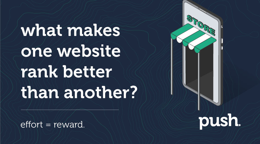 What makes one website rank better than another?